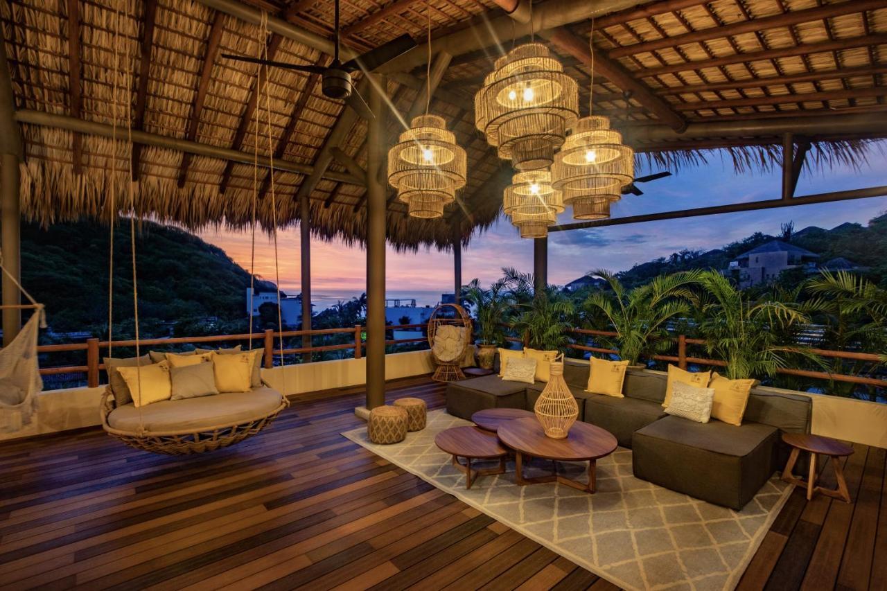 Hotel Casa Bocana Santa Cruz Huatulco Bagian luar foto
